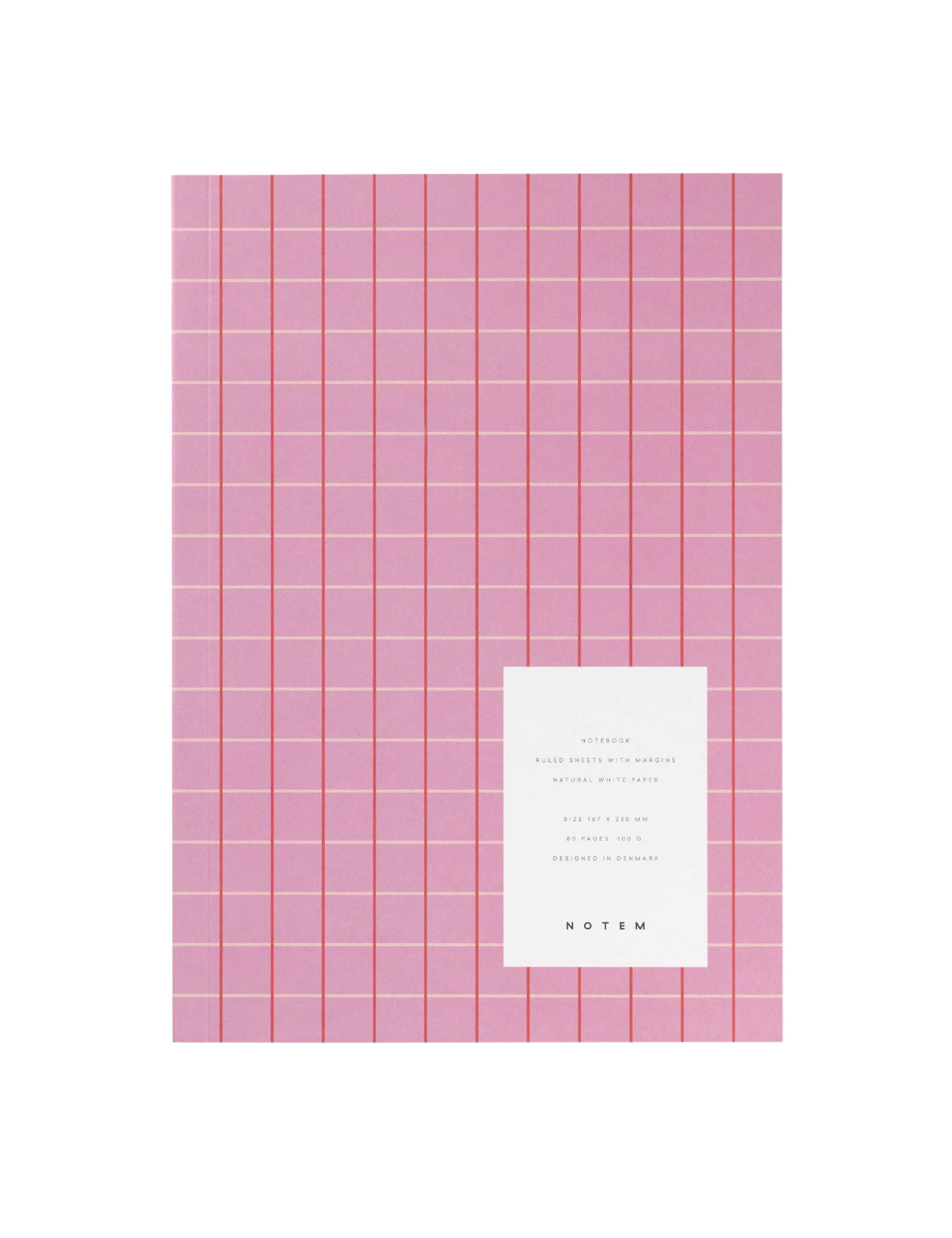 VITA notesbog, medium - Rose Grid